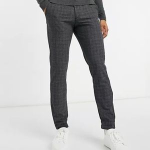 Men's Jack and Jones Plaid Pants